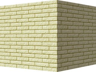 Декоративный камень 400-35 White Hills "Толедо" (Toledo), желтый, угловой