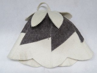 Шапка д/сауны модельная (войлок) Колокольчик (ЭС)