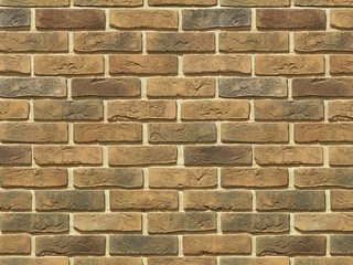 Декоративный камень 300-40 White Hills "Лондон брик" (London brick), коричневый, плоскостной