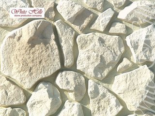 Декоративный камень 600-00 White Hills "Рутланд" (Rutland), белый, плоскостной