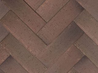 Клинкер тротуарный ЛСР «ГЛАЗГО» ЛОНГ тёмно-красный флэш