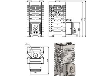 Печь для бани ASTON 20 3