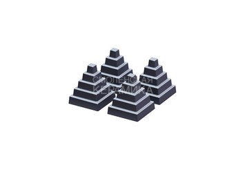 Комплект чугунных пирамид для банной печи (4 шт.) 1