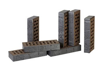 Кирпич ригельный керамический RECKE 0,8НФ арт. 5-32-00-2-12 Krator 7