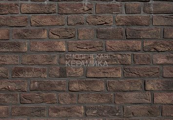 Фасадная плитка ручной формовки Real Brick «Europe» бордовый 2