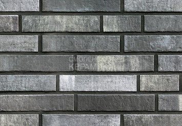 Плитка фасадная рядовая Westerwaelder URBAN WK124 DUNKELGRAU 1