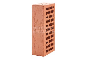 Кирпич лицевой керамический ЛСР Красный рустик, 1НФ 6