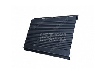 Сайдинг GL Print dp Вертикаль 0,5мм черный матовый 2