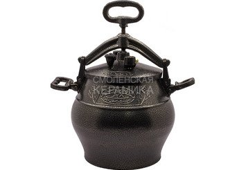 Афганский казан-скороварка черный с ручками 15 литров 3