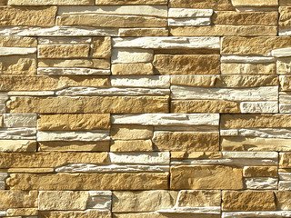 Декоративный камень 270-10 White Hills "Норд Ридж" (North ridge), бежевый, плоскостной, без шва