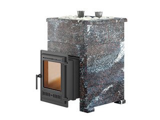 Печь для бани Эверест "Steam Master 30 ЧУГУН" Амфиболит, S-40