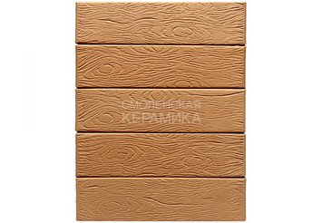 Кирпич облицовочный керамический ЖКЗ Крафт Дерево 1НФ 4