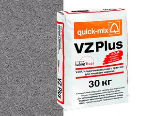 Кладочный раствор с трассом Quick-mix VZ plus.D , графитово-серый, 30 кг