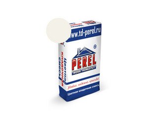 Цветная кладочная смесь Perel NL 0101 супер-белая, 50 кг