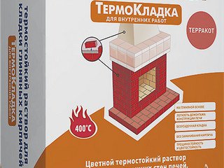 Плитонит СуперКамин ТермоКладка Глиняная для внутр. работ -20, (20кг)