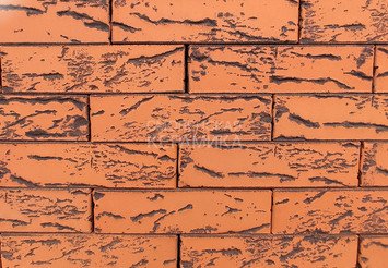 Кирпич облицовочный СТРОМА, 1НФ Лава кора дуба инкруст. 2