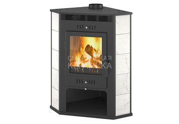 Печь-Камин ASTON 11кВт (180 м3) угловой Ø 150мм 1