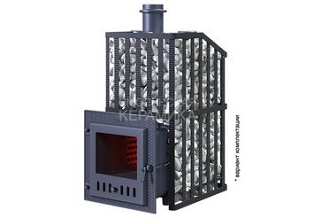 Печь банная чугунная Гефест Ураган GFS ЗК 25 (М) в сетке 2