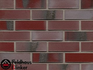 Клинкерный кирпич Feldhaus Klinker K563NF carbona ardor rutila