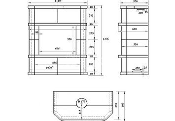 Камин ASTON 700 «BRAN» Н-1276 Талькохлорит 5