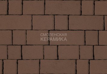 Тротуарная плитка STEINRUS Старый Город коричневый, 60 мм 1
