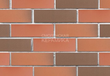 Клинкер фасадный ЛСР «Ноттингем» красный флэш гладкий 2