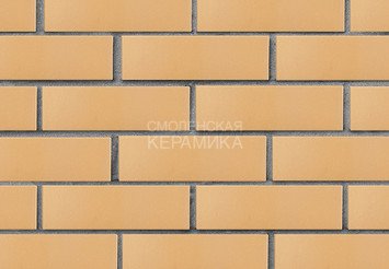 Кирпич лицевой керамический ЛСР Пшеничный гладкий, 1НФ 3