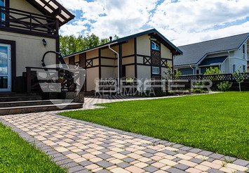 Тротуарная плитка BRAER Классико, Медовый 6