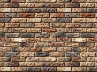 Декоративный камень 319-40 White Hills "Брюгге брик" (Brugge brick), коричневый, плоскостной