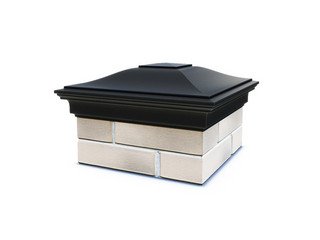 Колпак с посадкой на 1,5x1,5 кирпича Zking Monblan черный