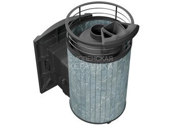 Печь банная «Атмосфера L» Талькохлорит ламель+сетка с газовой горелкой 2