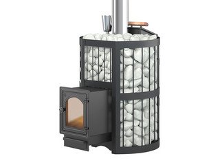 Чугунная печь для бани ЭТНА Стандарт 18 (ДТ-4С) Закрытая каменка