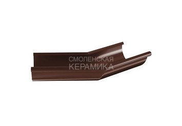 Угол желоба внутренний /наружный 125, AQUASYSTEM (Polyester), коричневый 2