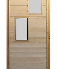 Дверь банная (липа) 1,80х0,70, с/с ДС-12 правая