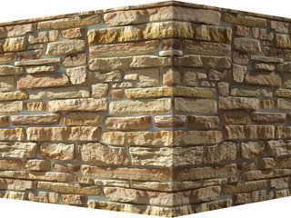 Декоративный камень 526-15 White Hills "Морэй" (Moray), бежево-кремовый, угловой