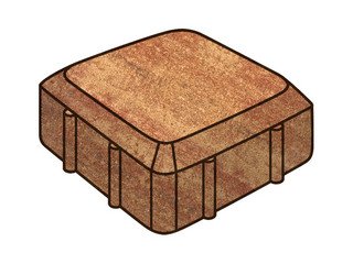 Тротуарная плитка Готика, "Старая площадь Natur", 60 мм, вернисаж