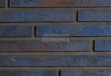 Минеральный кирпич Real Brick KP/1НФ антик Кобальт 1