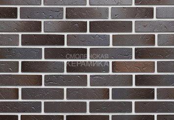 Кирпич керамический МАГМА Флеш Графит Сланец 1НФ 3