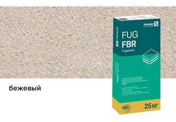 Сухая затирочная смесь STRASSER для широких швов (5-30мм), FUG FBR бежевый 1