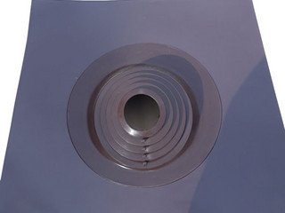 Фланец Мастер Флеш, YS-17 505х505 (d 76-203) (RES-1 угл/BROWN-P) (32) цв. коричневый