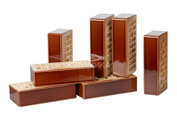Кирпич керамический глазурованный RECKE GLANZ 1НФ арт. 1-48-01-0-00 8