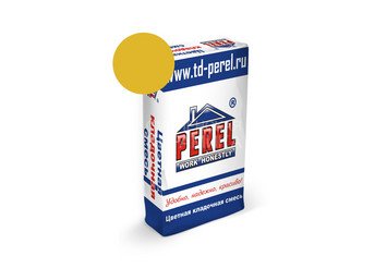 Цветная кладочная смесь Perel NL 0135 желтый, 25 кг 1
