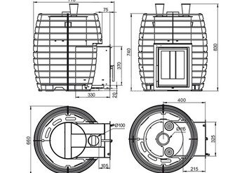 Печь для бани Эверест 
