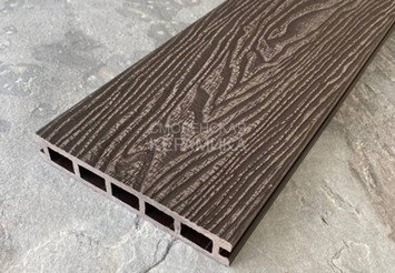 Террасная доска Latitudo 3D-Wood, 150х24х3000 мм, Венге 2