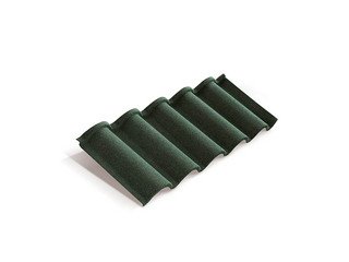 Композитная черепица Metrotile ROMANA Тёмно-зелёный