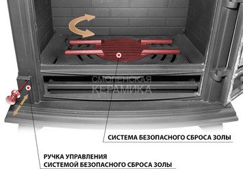 Печь-камин Везувий AST-13К 