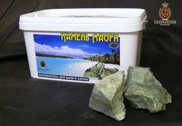 Камень для печей КАМЕНЬ МАОРИ Нефрит пятнистый (11,3 кг) 1