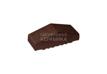 Профильный кирпич полнотелый King Klinker 180/120x65x58 коричневый глазурованный (02) 1