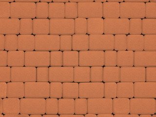 Тротуарная плитка STEINRUS Инсбрук Альт оранжевый, 60 мм