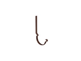 Крюк крепления желоба удлин. с компл. крепл. 125, AQUASYSTEM (Pural), коричневый